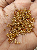 Small golden seed beads ( SB6001 )
