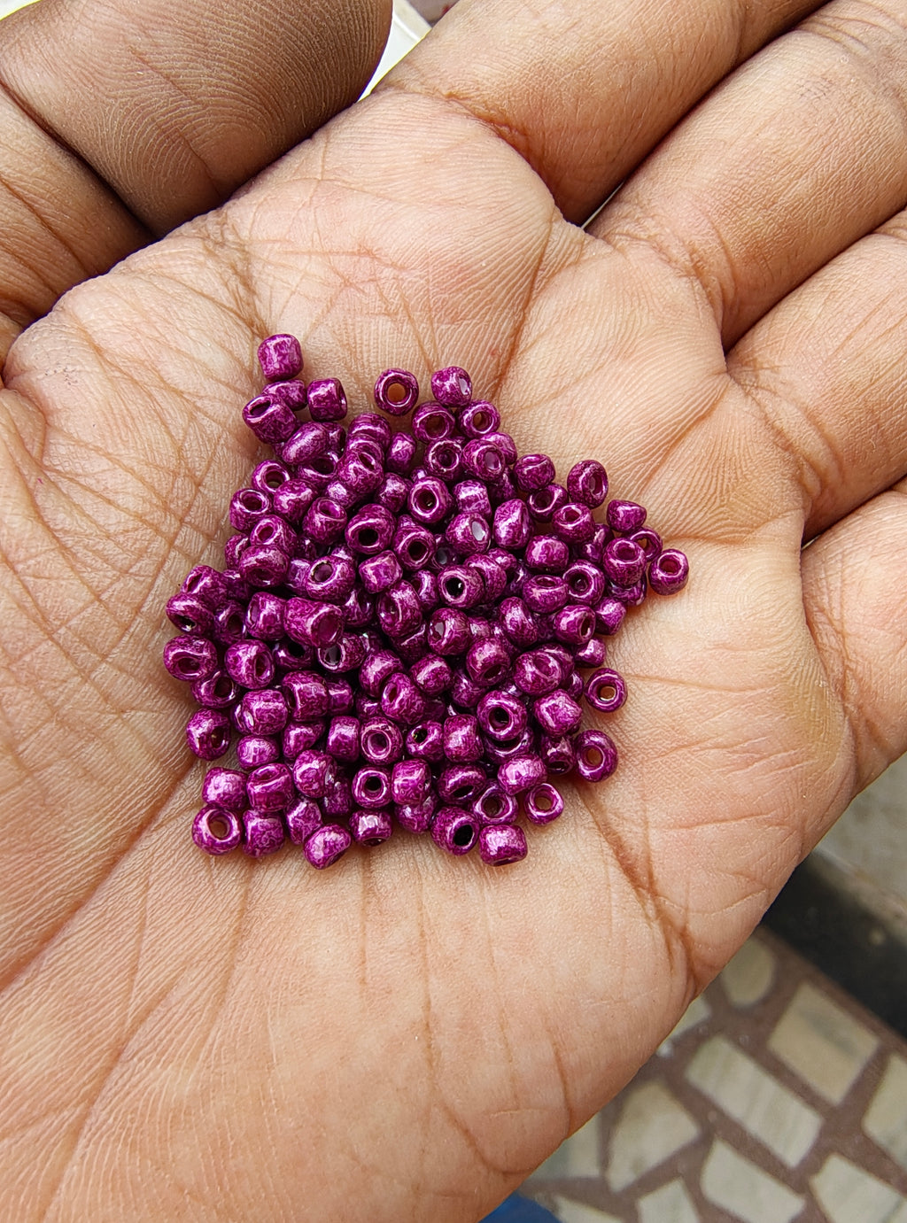 Avg quality 3mm seedbeads