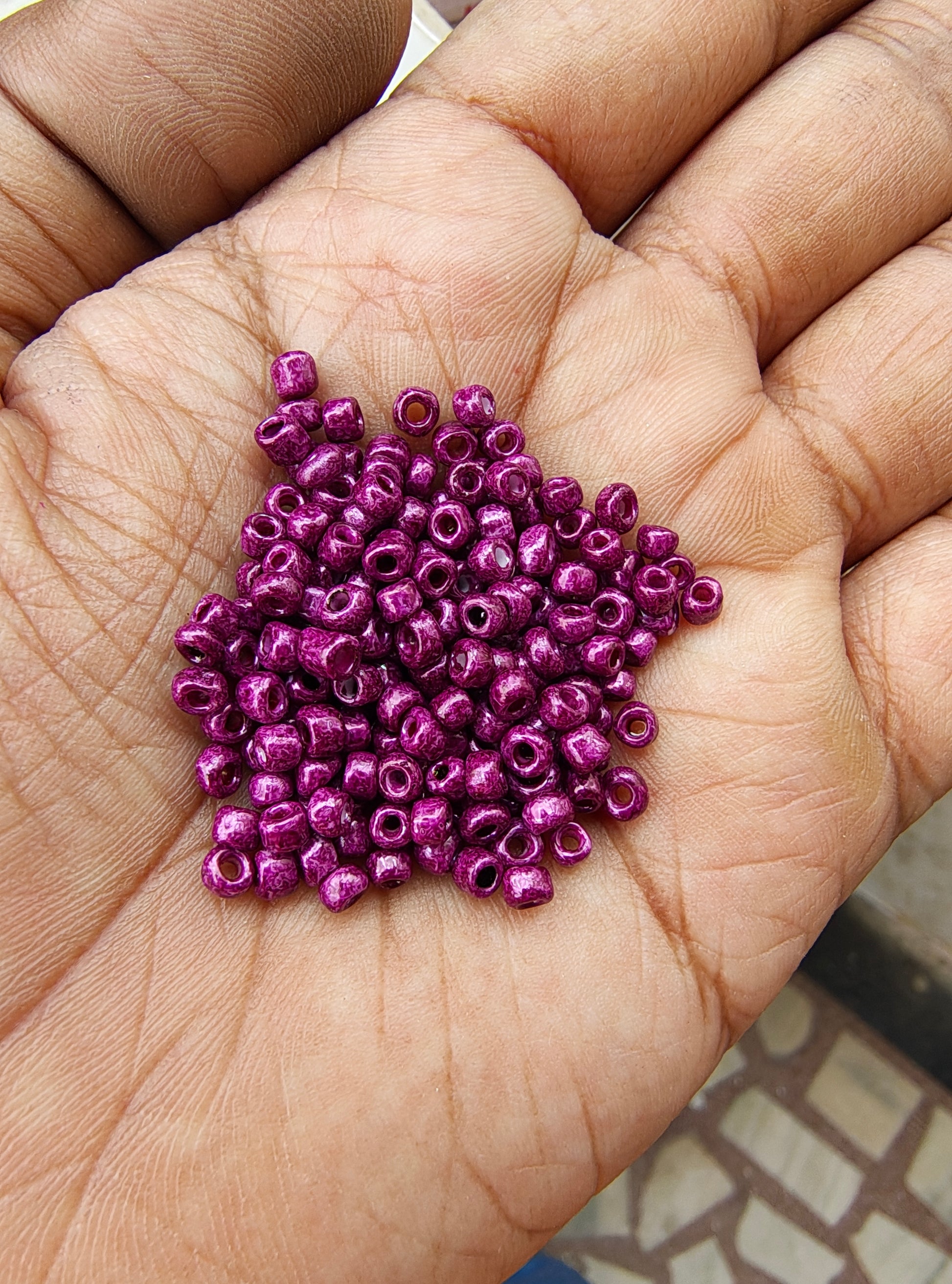 Avg quality 3mm seedbeads