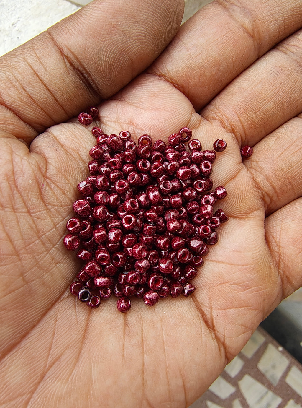 Avg quality 3mm seedbeads