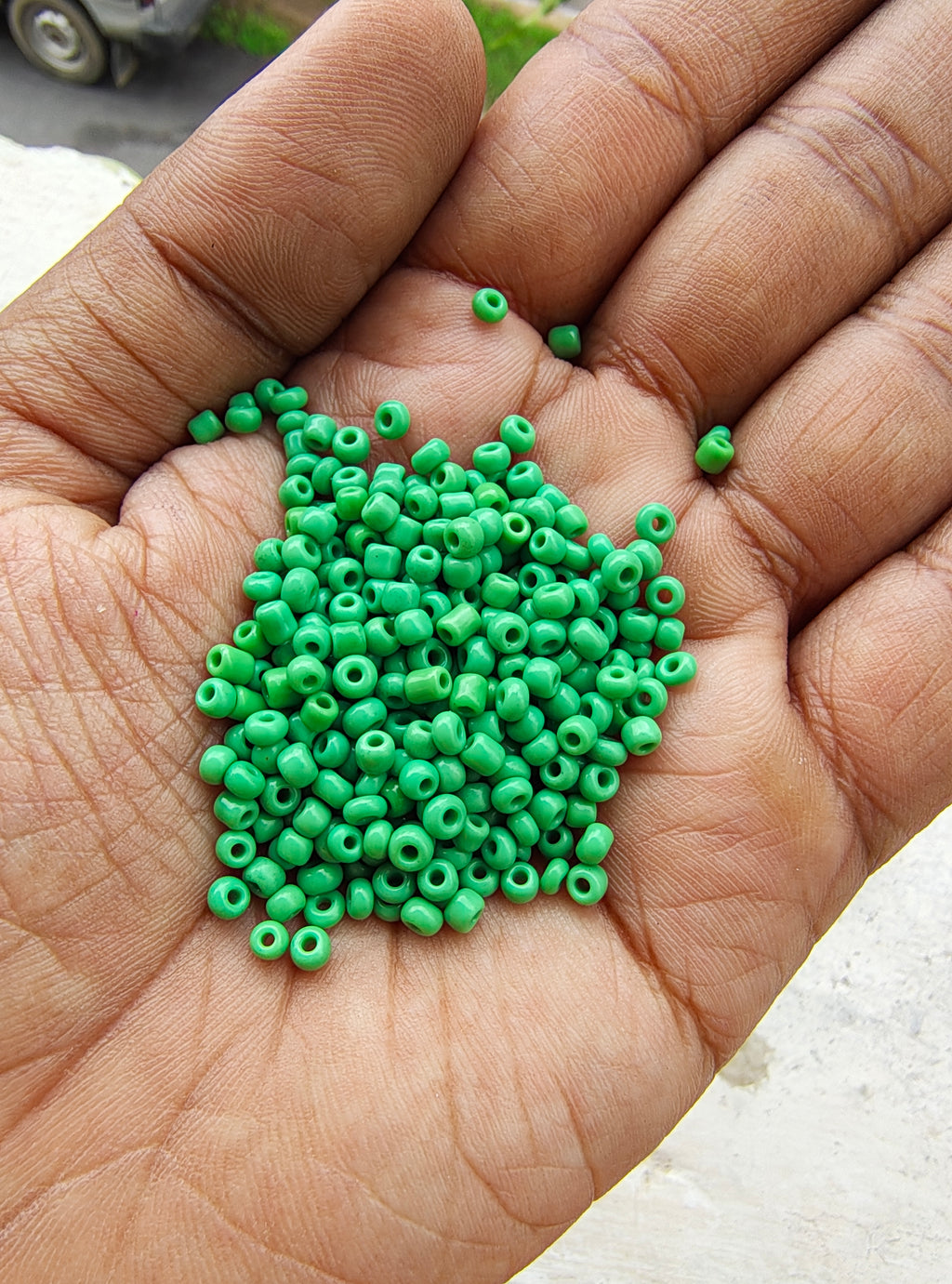 Avg quality 3mm seedbeads