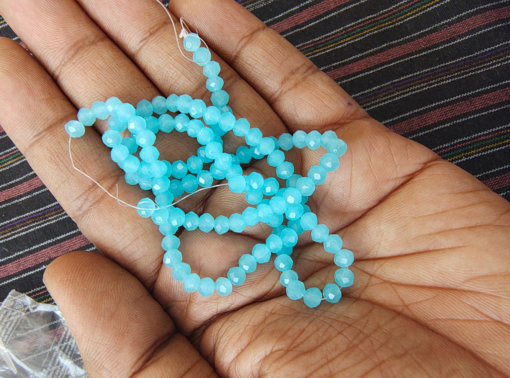 4mm glass crystal beads