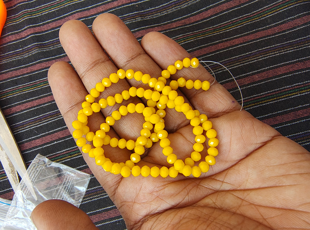 4mm glass crystal beads