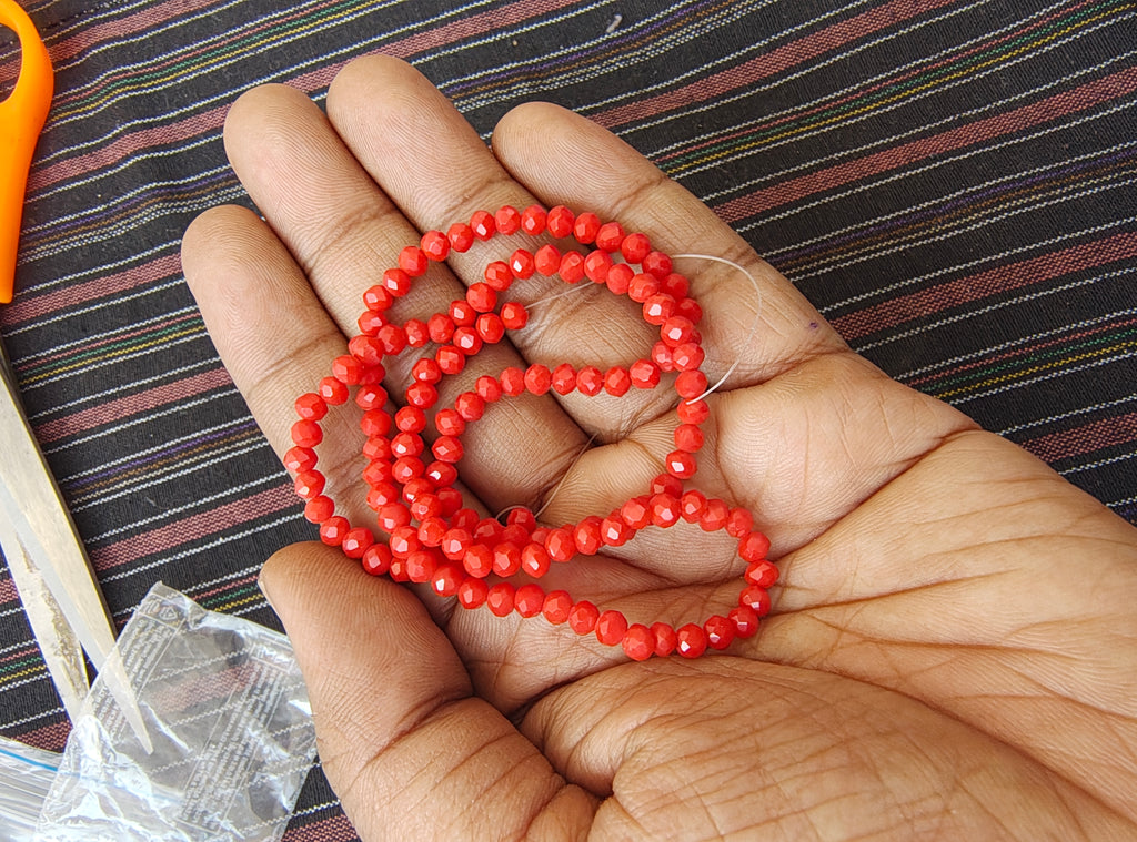 4mm glass crystal beads