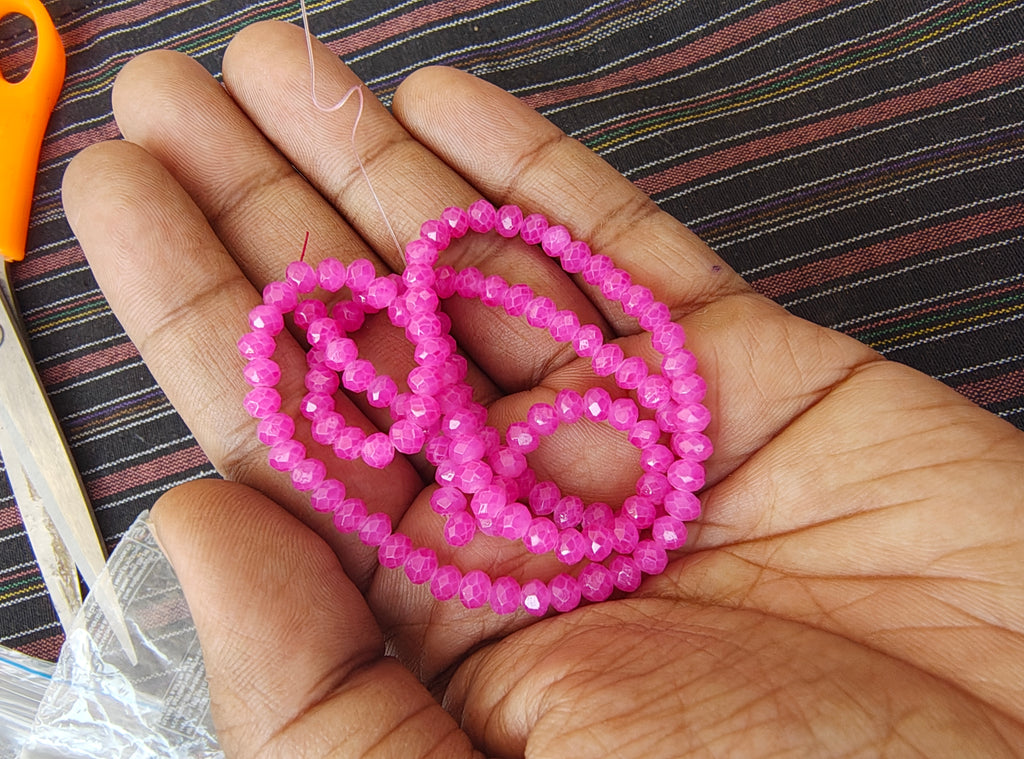 4mm glass crystal beads