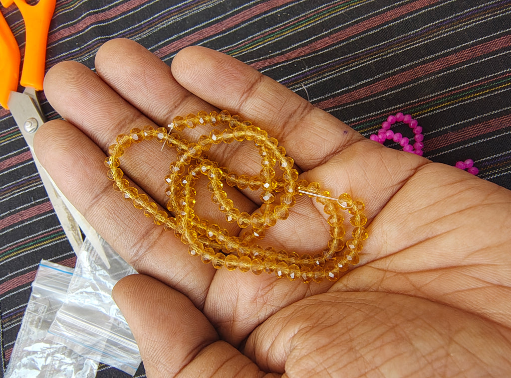 4mm glass crystal beads