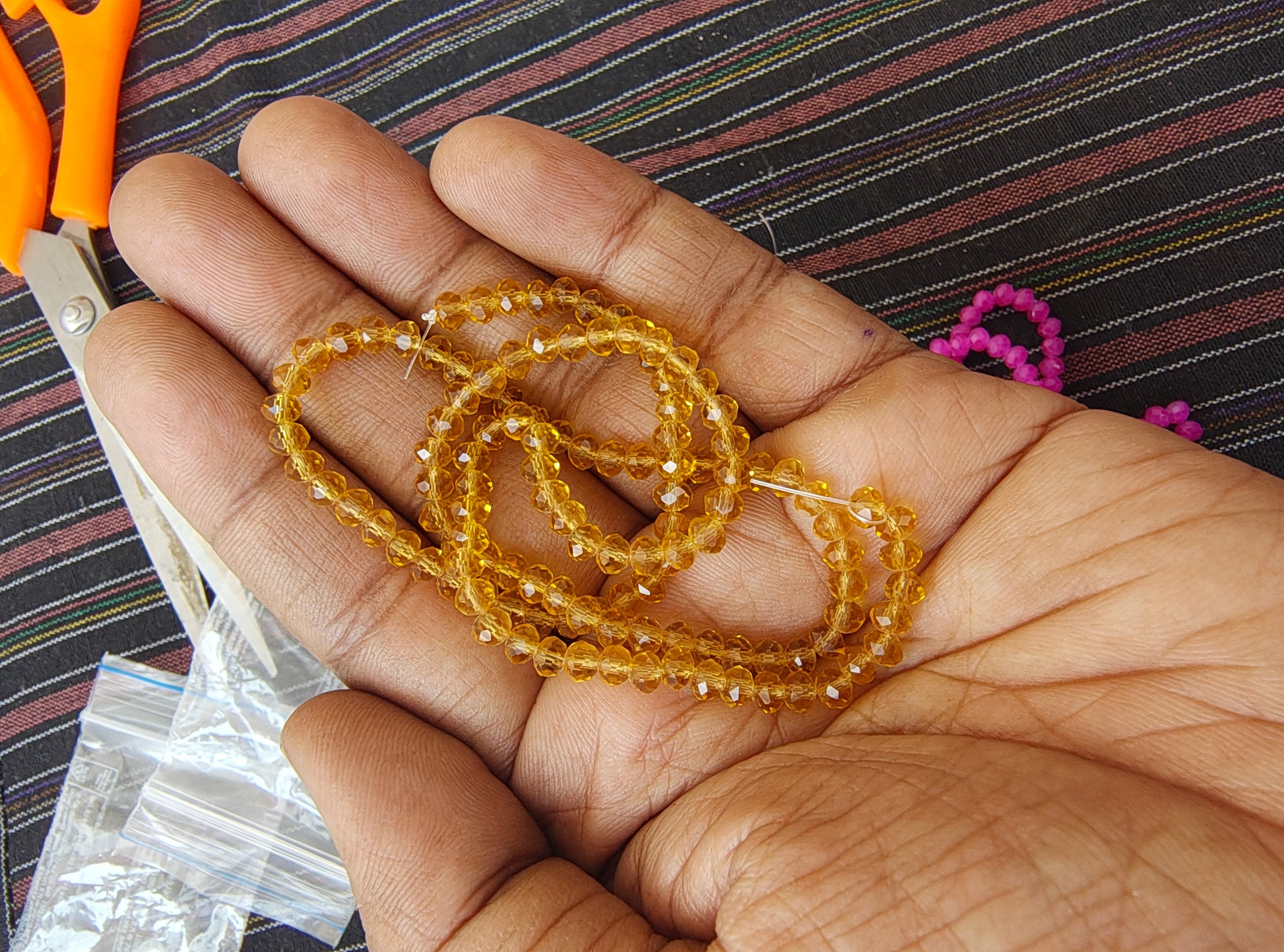 4mm glass crystal beads