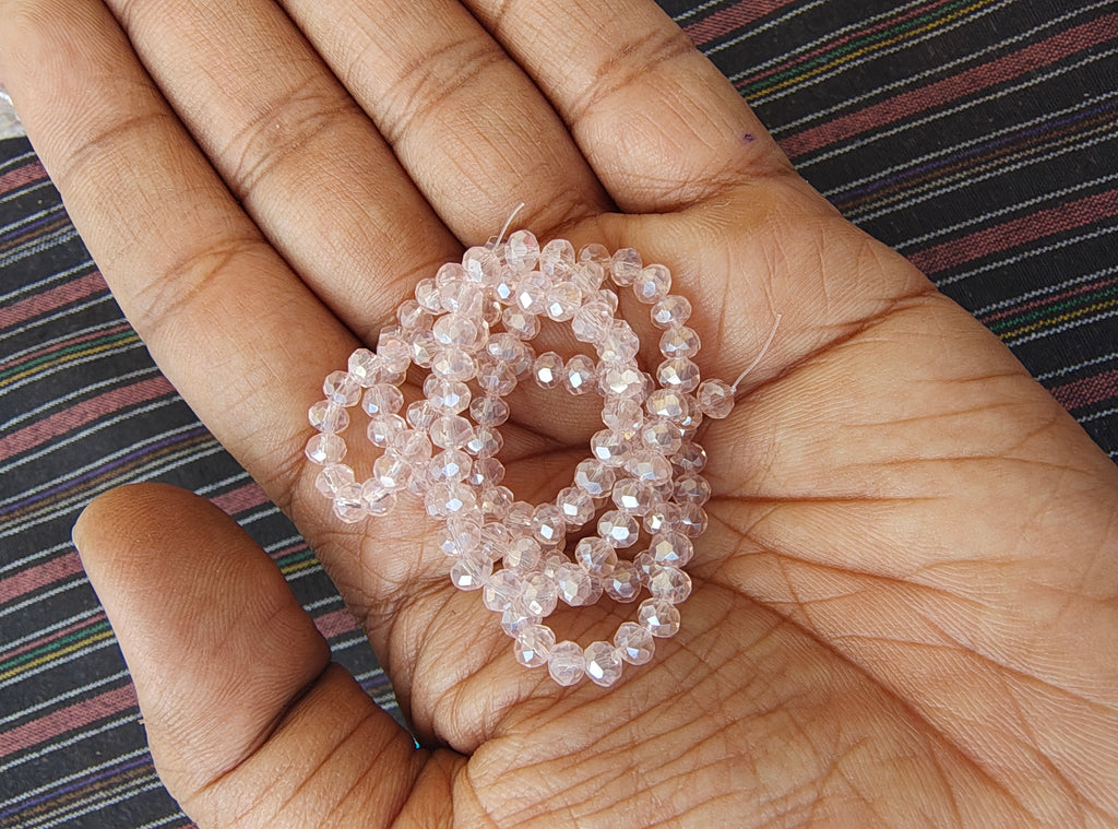 4mm Rainbow glass crystal beads