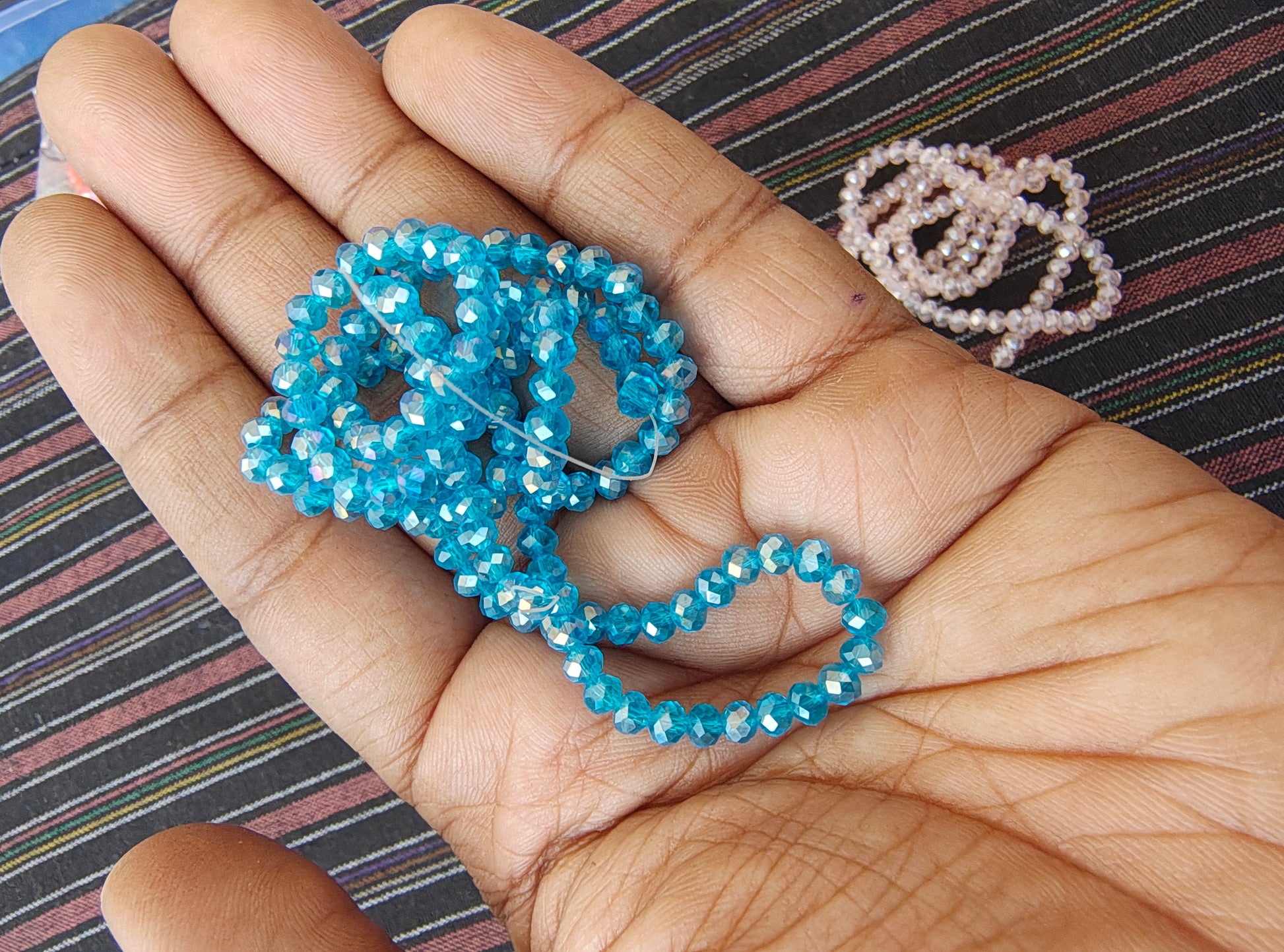 4mm Rainbow glass crystal beads