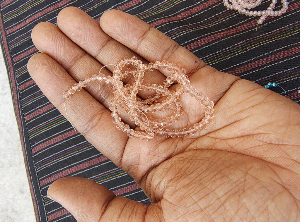 4mm Rainbow glass crystal beads