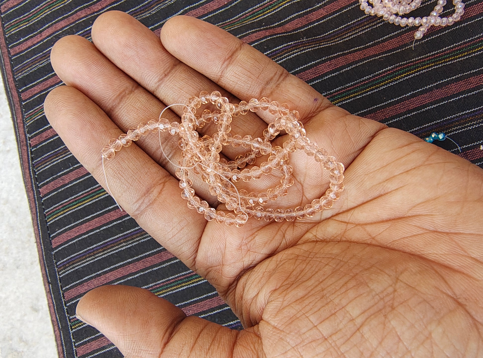 4mm Rainbow glass crystal beads