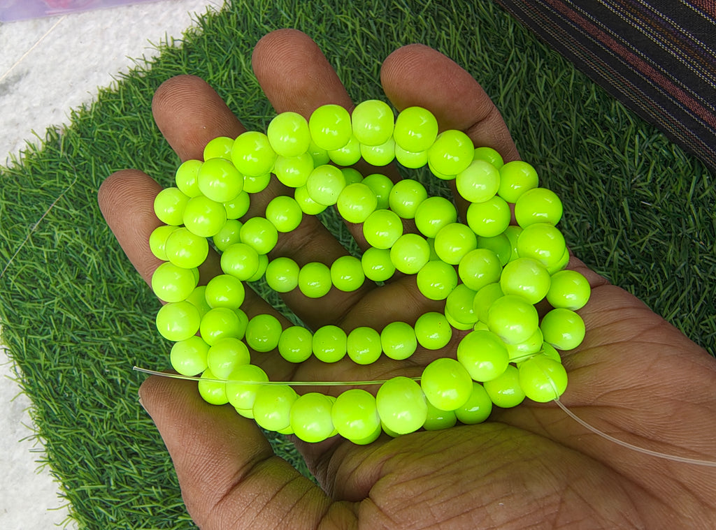 8mm coated glass beads