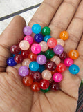8mm mix colour glass beads ( GB4014 )