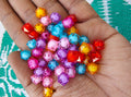 Dual tone acrylic square crystal beads