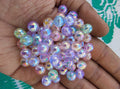 Rainbow acrylic beads (AB2048)