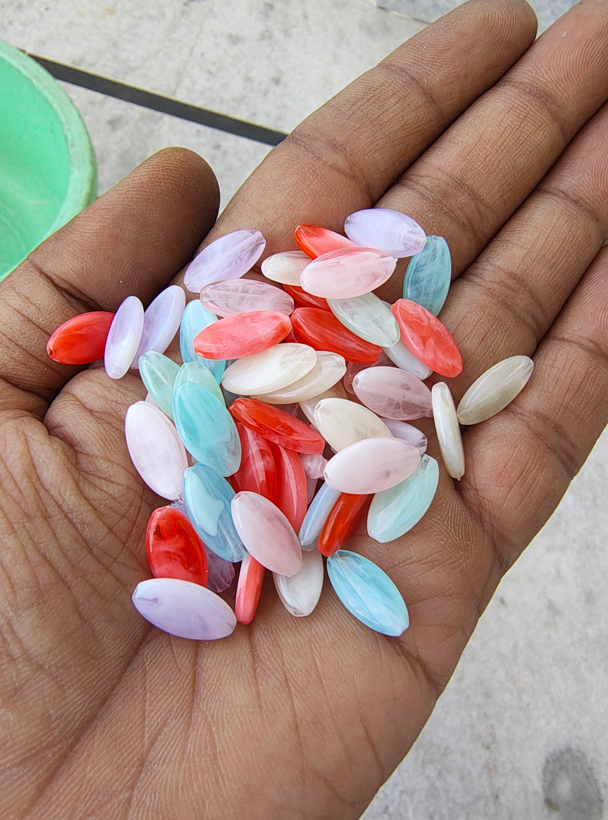 Acrylic soap beads (AB2027)