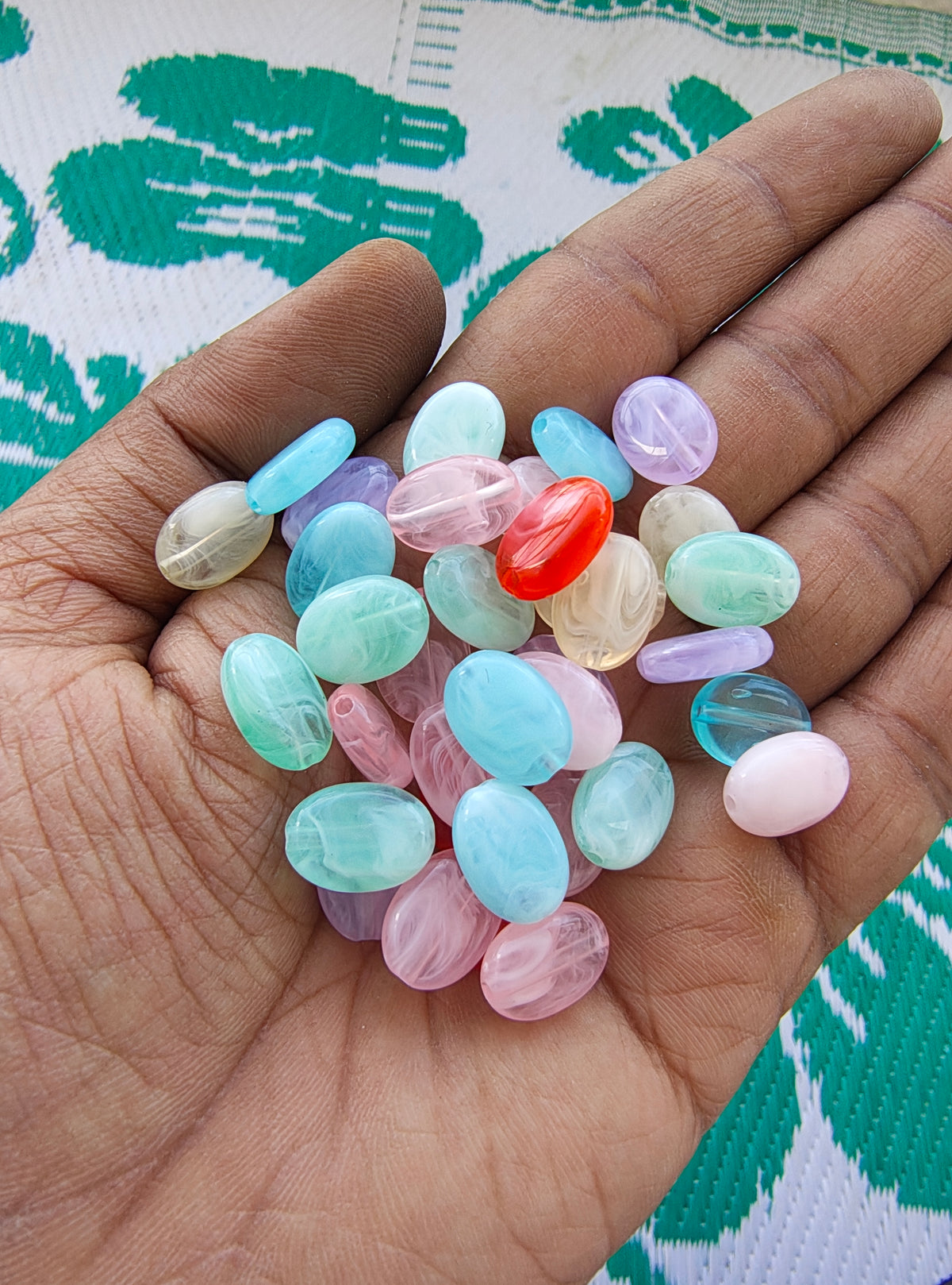 Acrylic soap beads (AB2027)