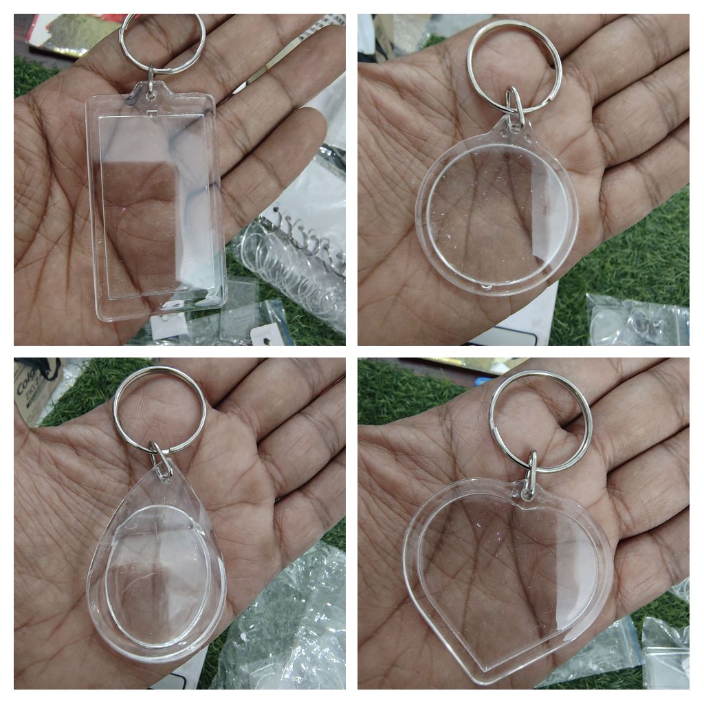 Photo frame keychains