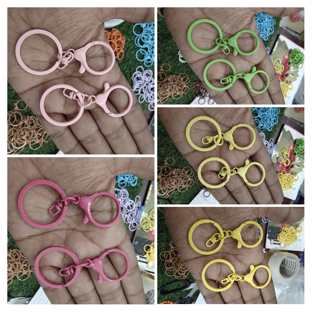 Colour lobster hook with keychain ( HK6017 )