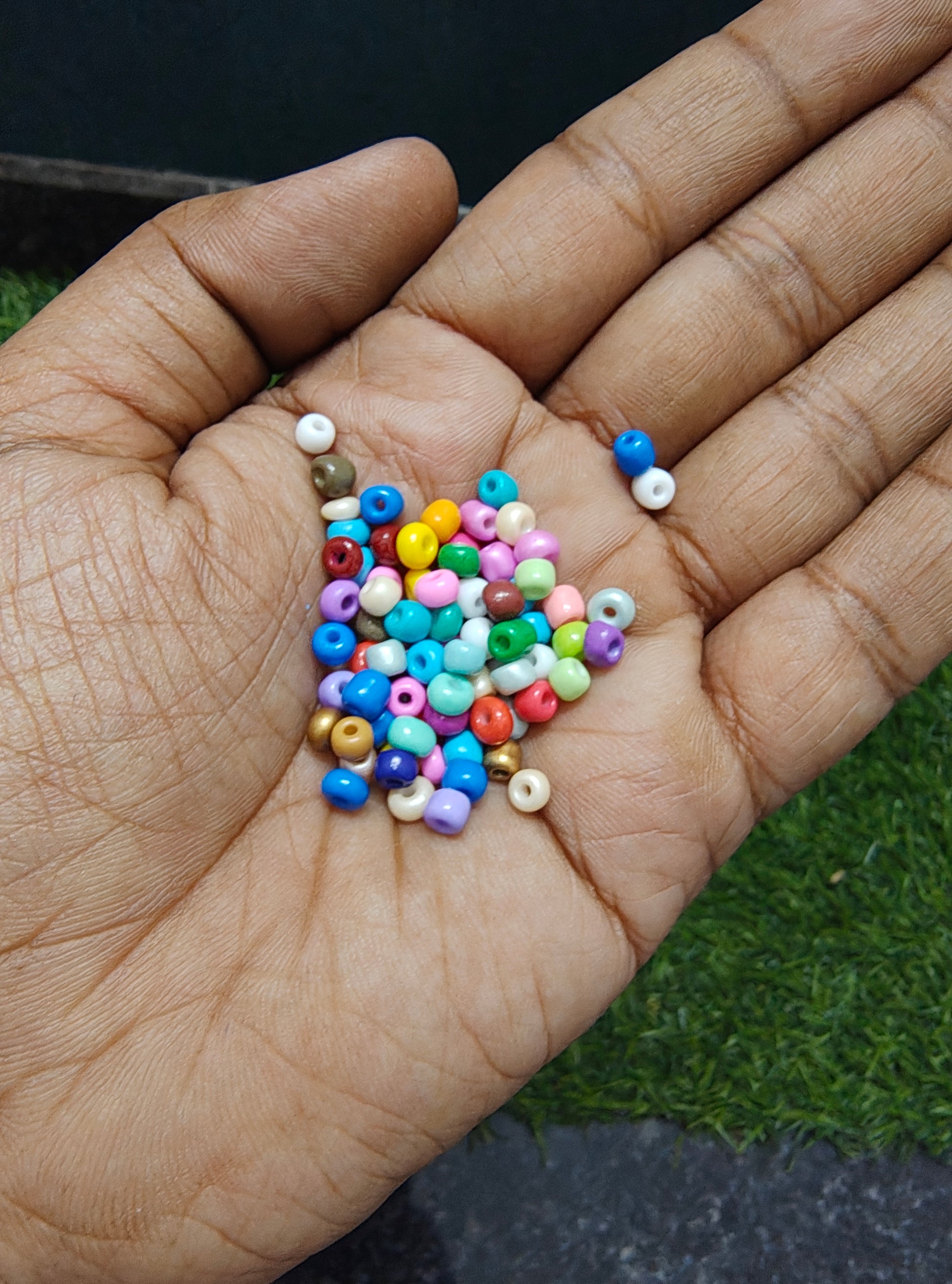 Multicolour seedbeads