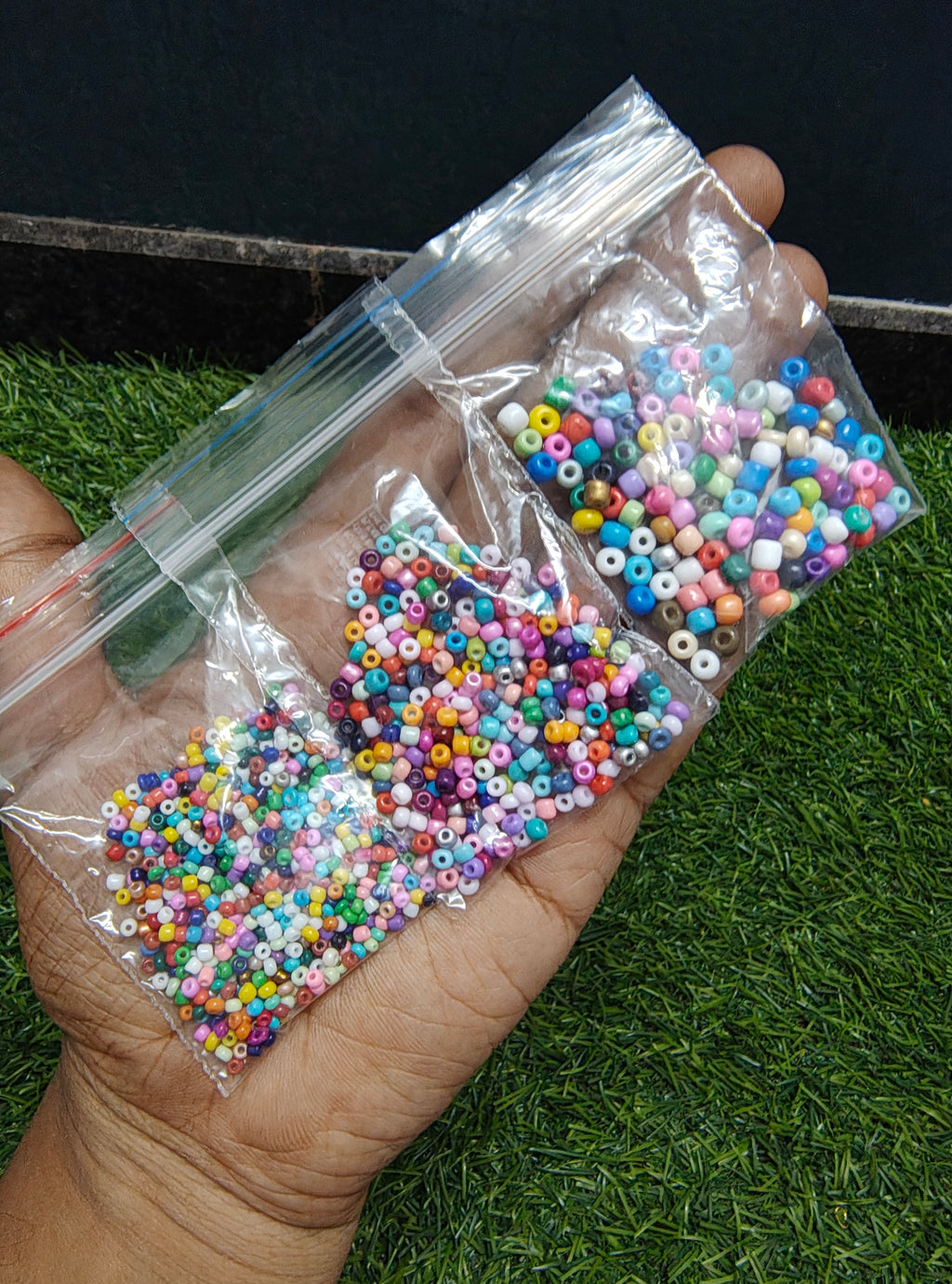 Multicolour seedbeads