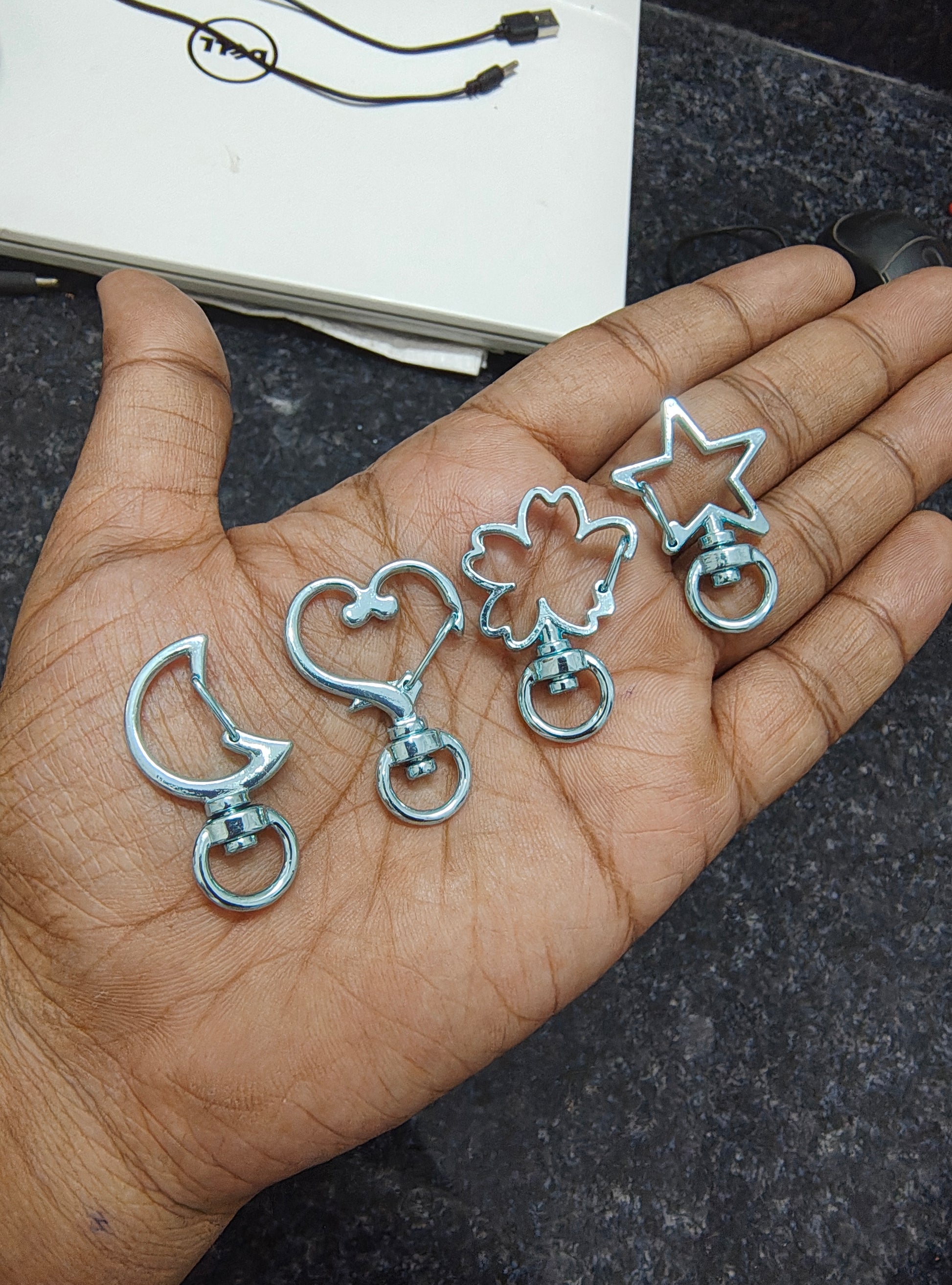 Sea green shade different design lobster hook