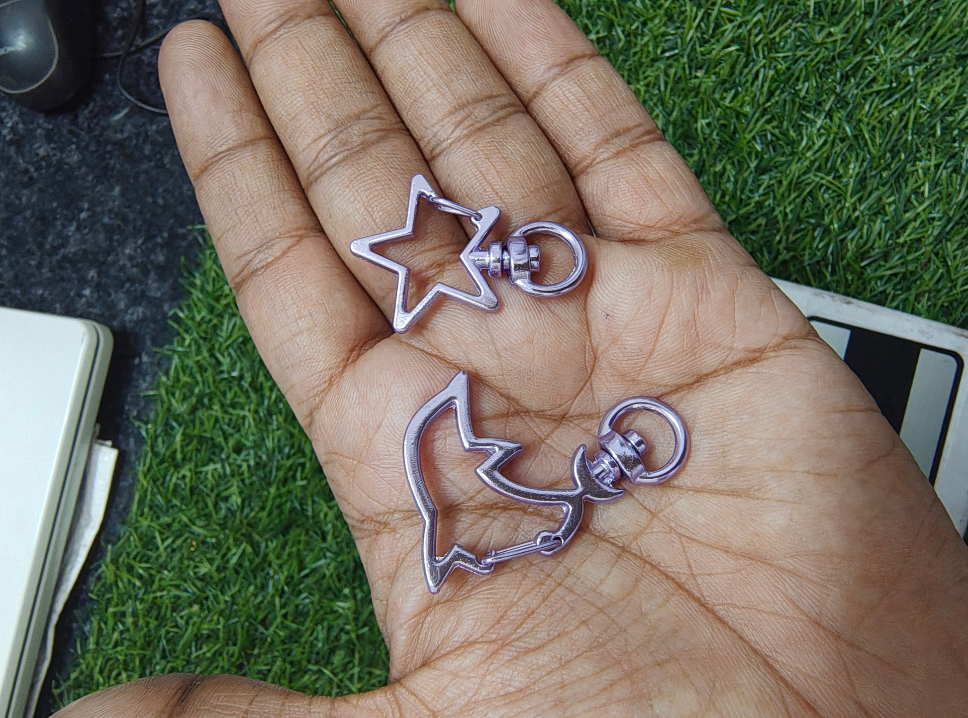 Purple shade different design lobster hook