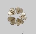 Heart shape phone cover hook silver/ golden ( PA5002 )