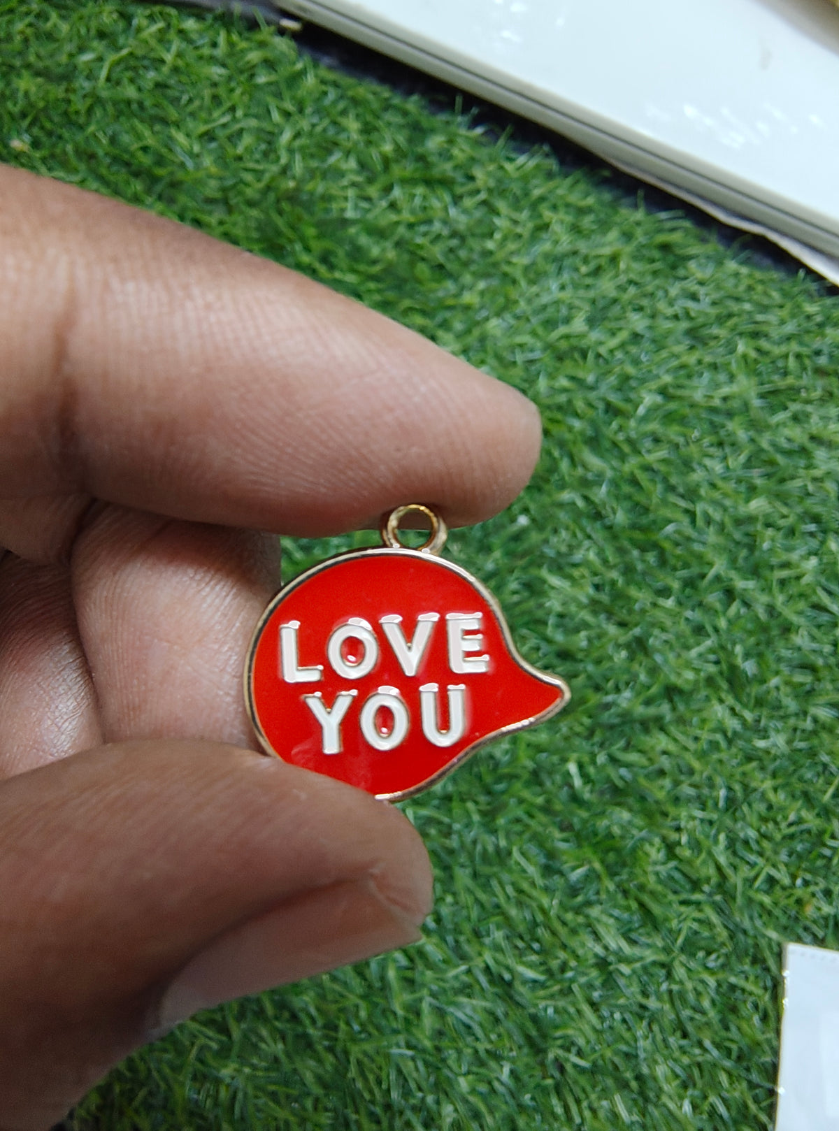 Love you enamal charm ( EC1006 )