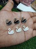 Swan enamal charm ( EC1017 )