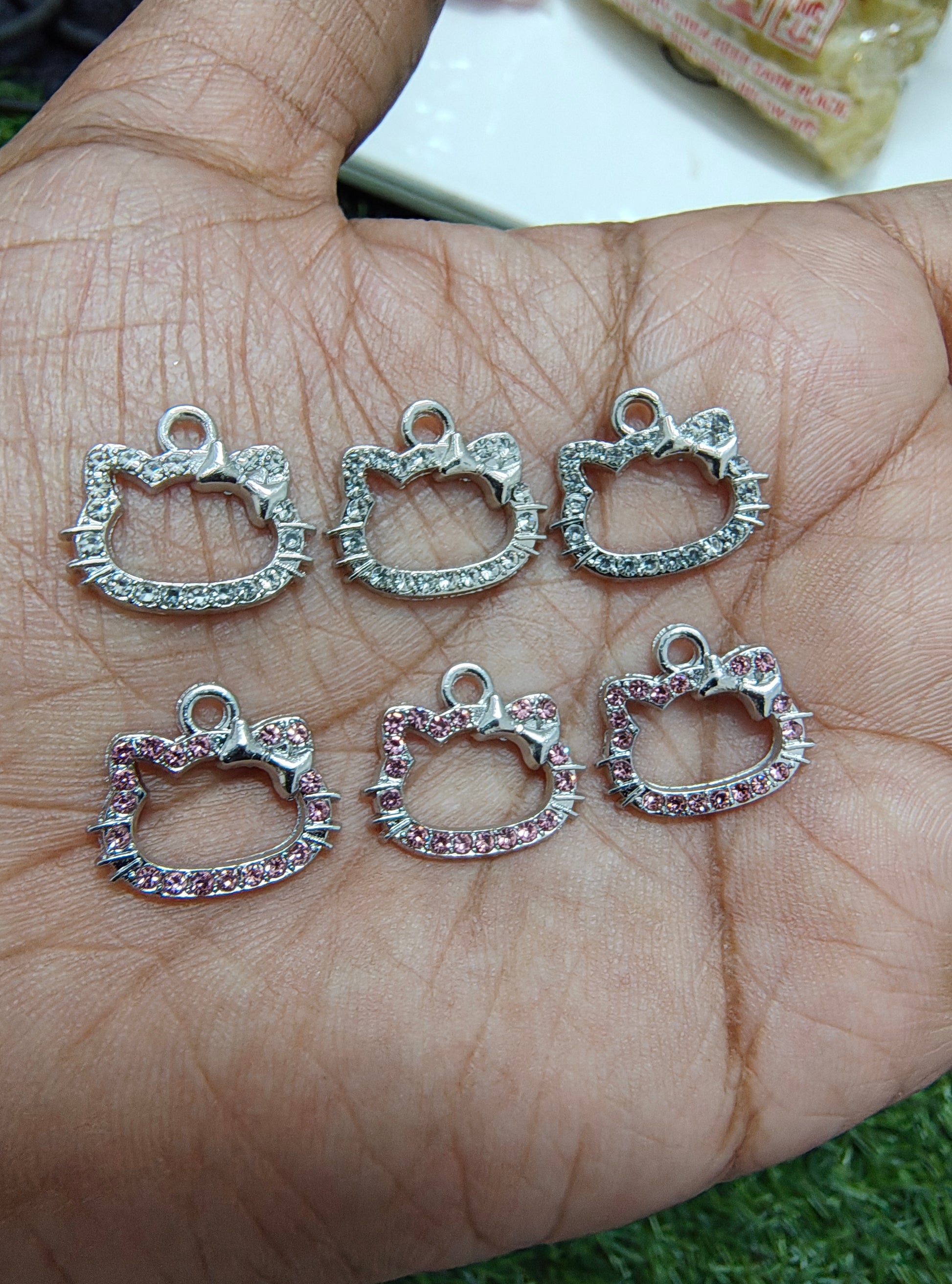 Hello kitty stone charm