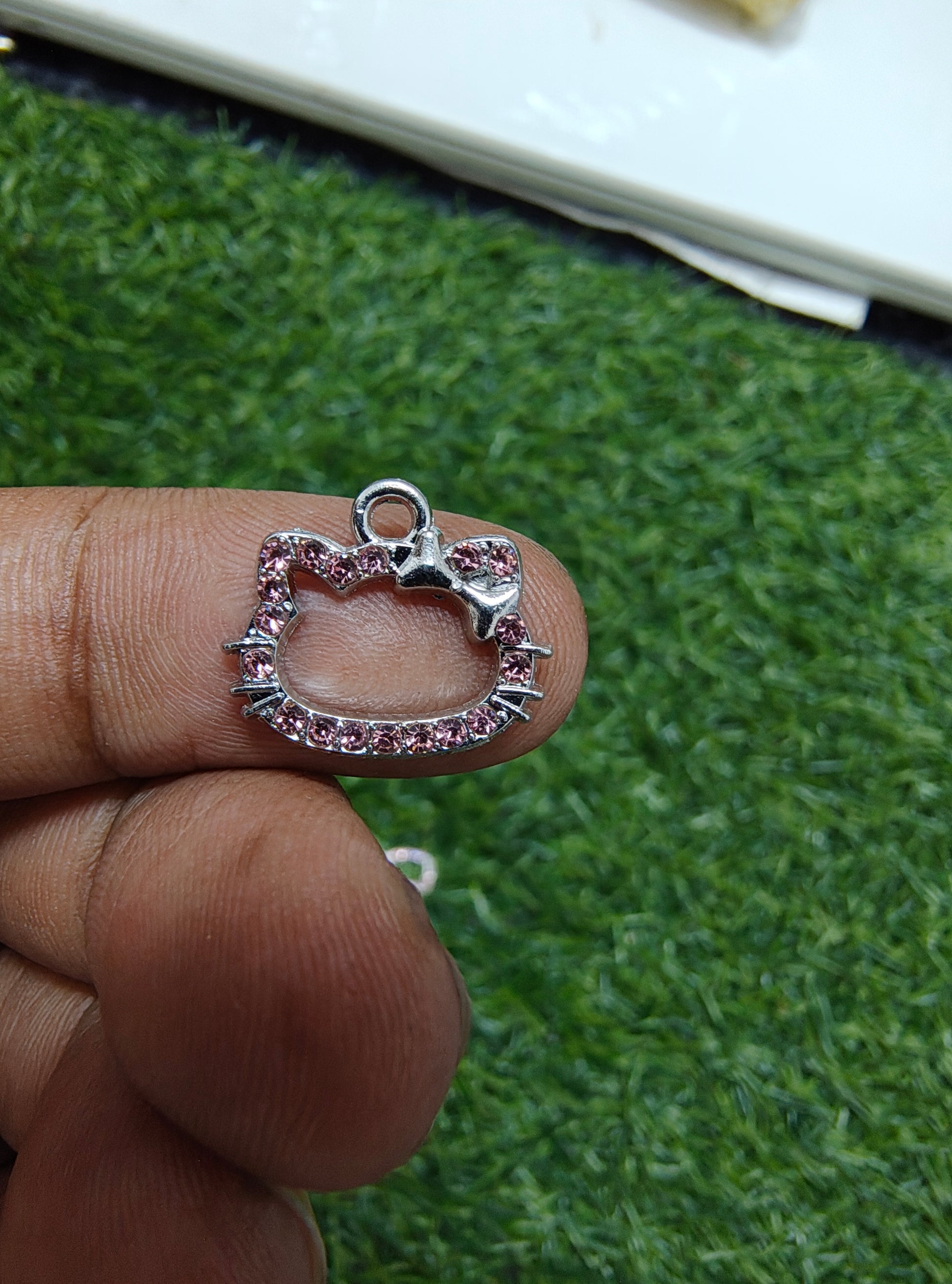 Hello kitty stone charm