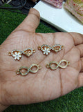 Infinity stone charm with flower ( RC3005 )