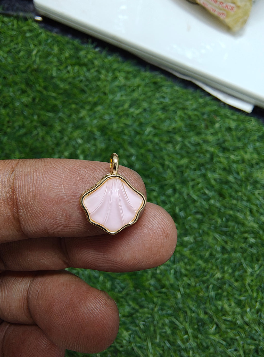 Premium quality shell charm