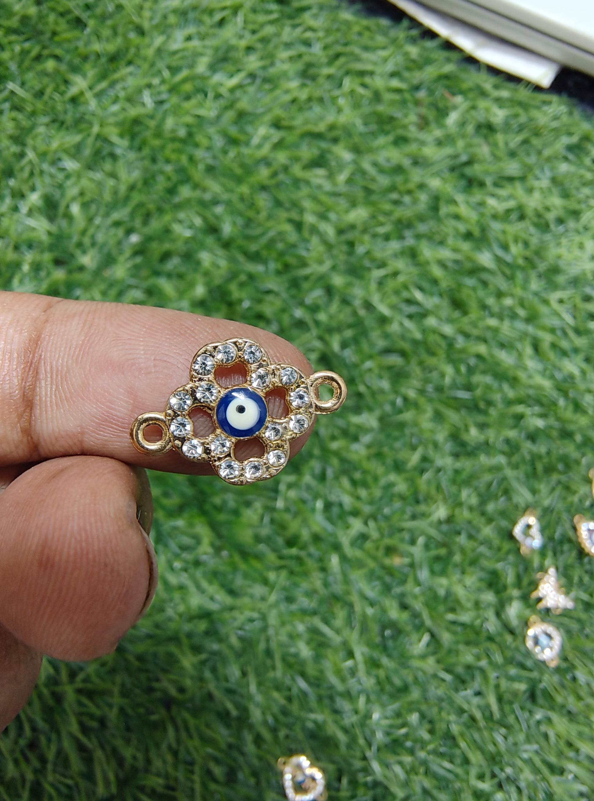 Different design stone charm connector 2