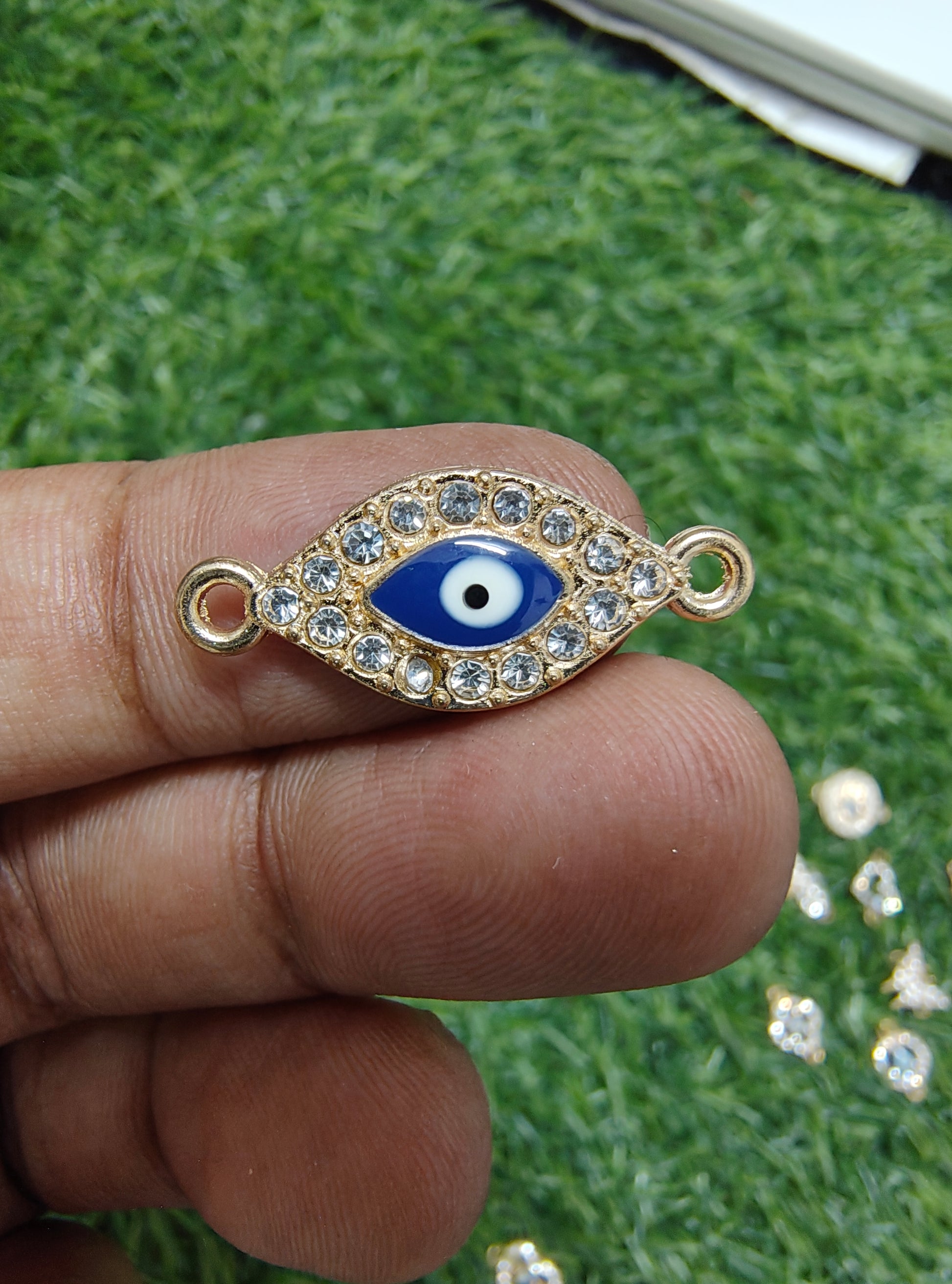 Different design stone charm connector 2