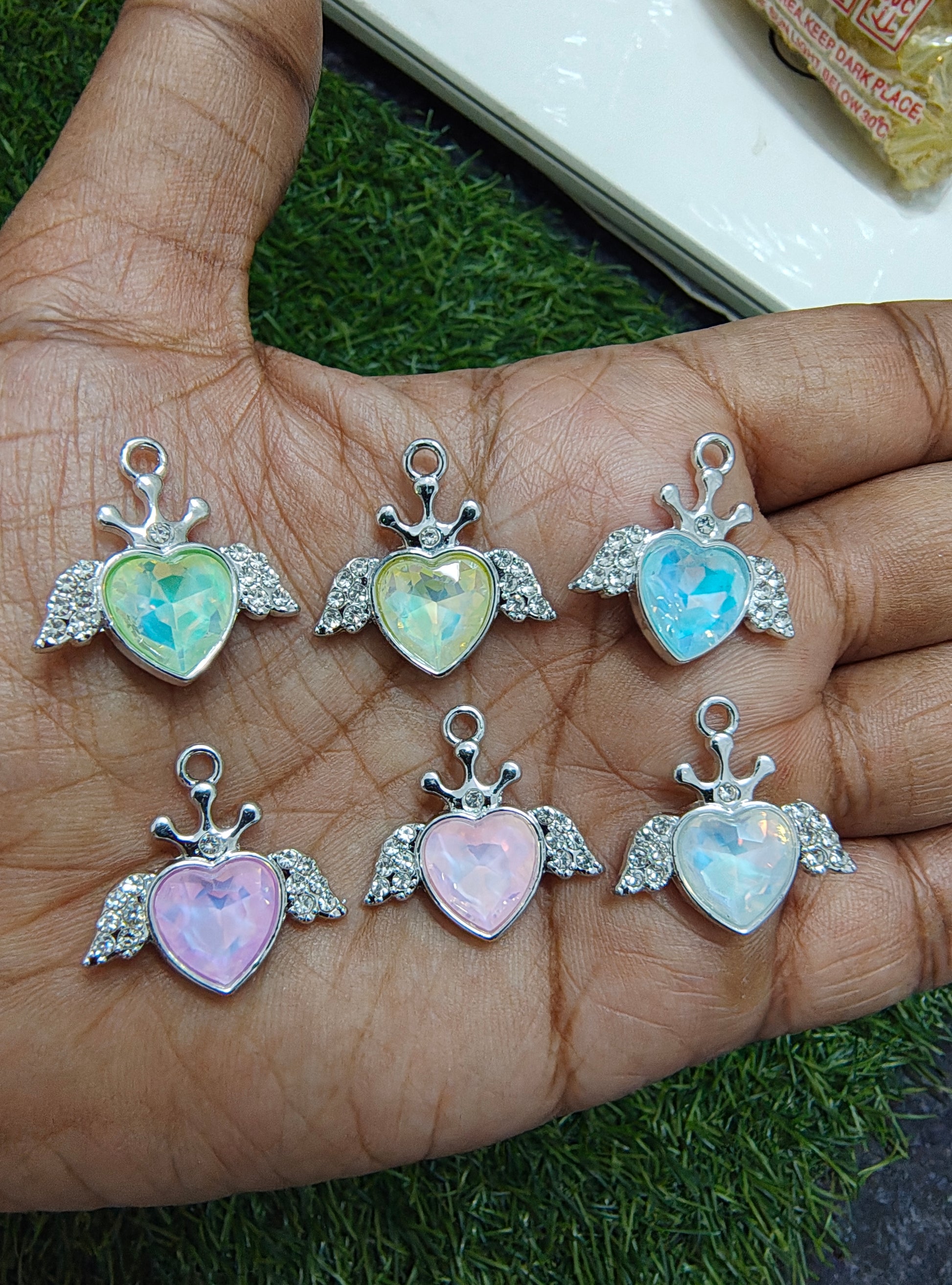 Stone Heart with wings