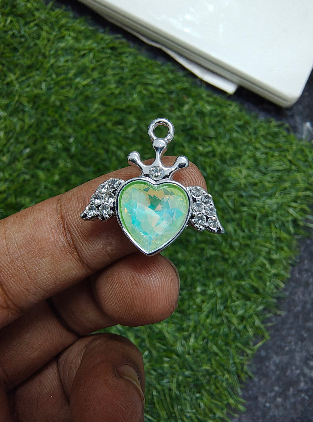 Stone Heart with wings