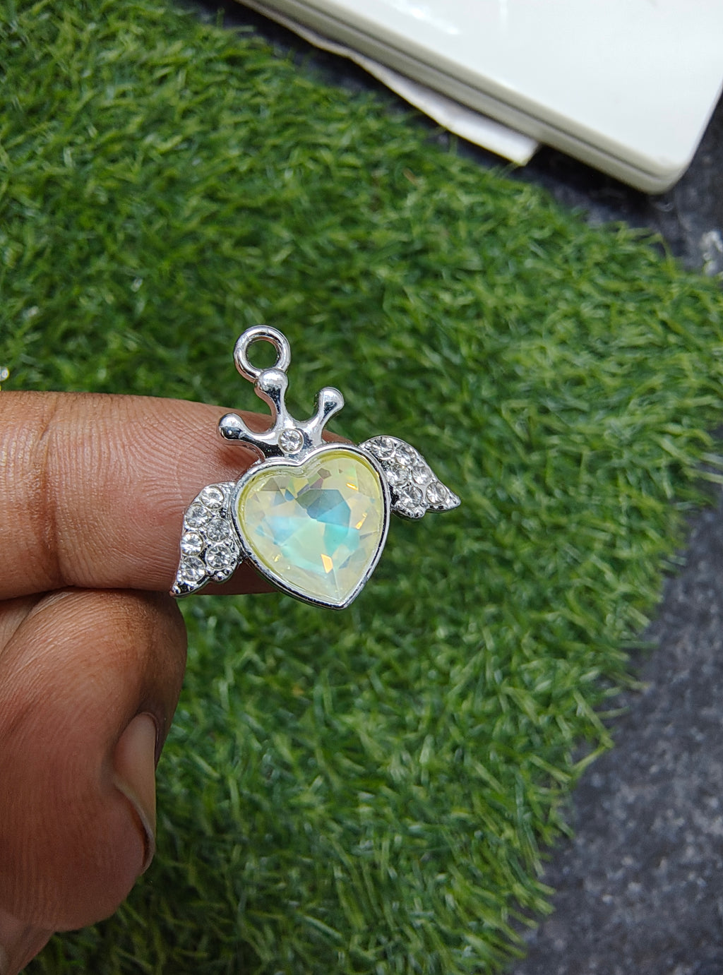 Stone Heart with wings