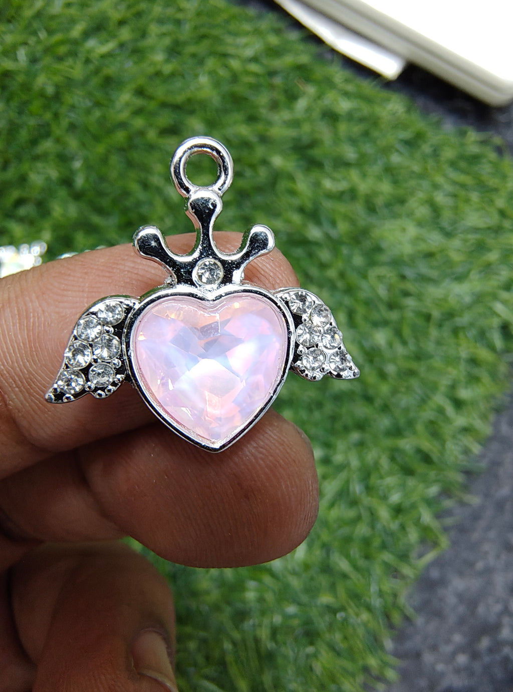 Stone Heart with wings