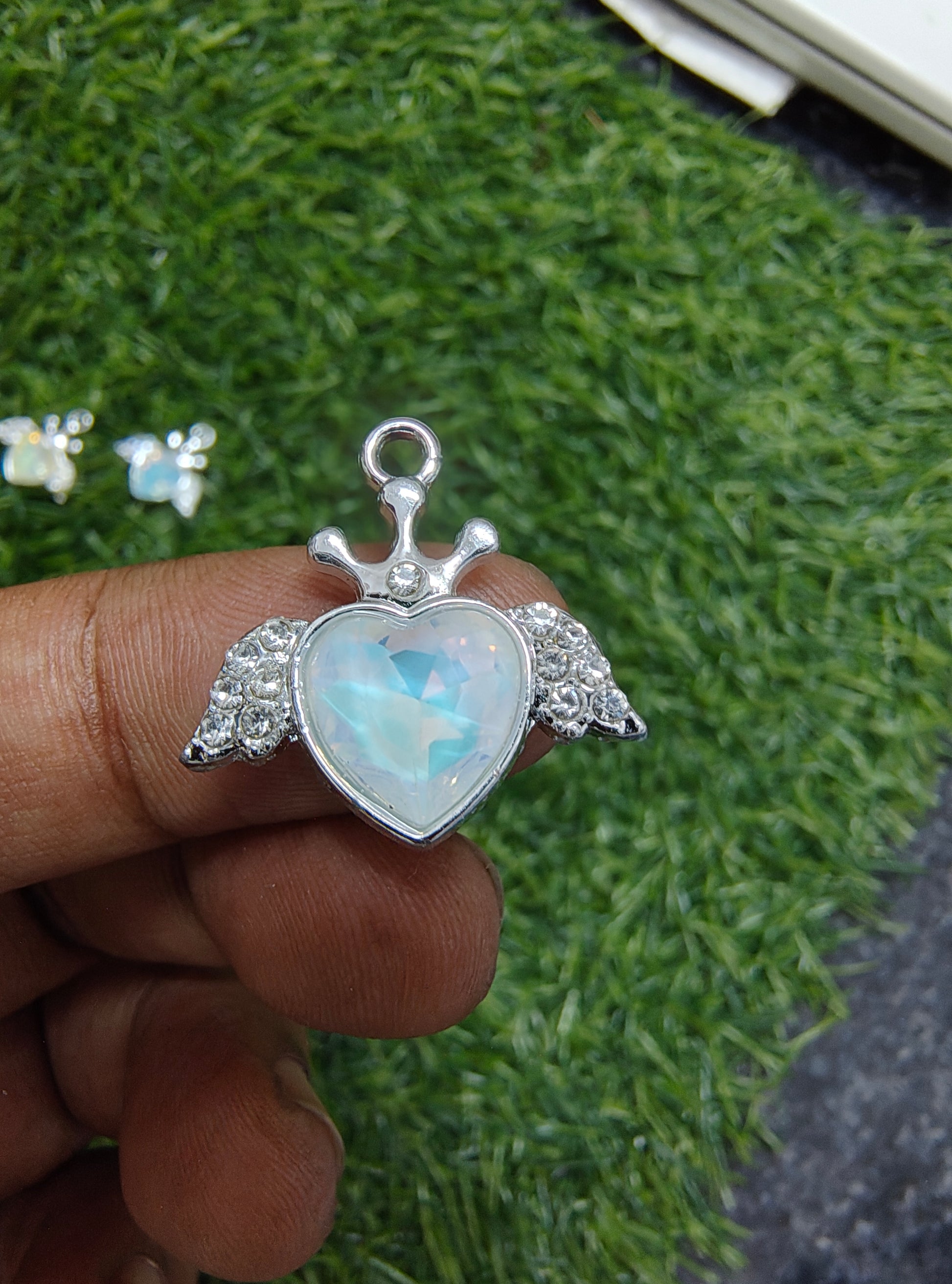 Stone Heart with wings