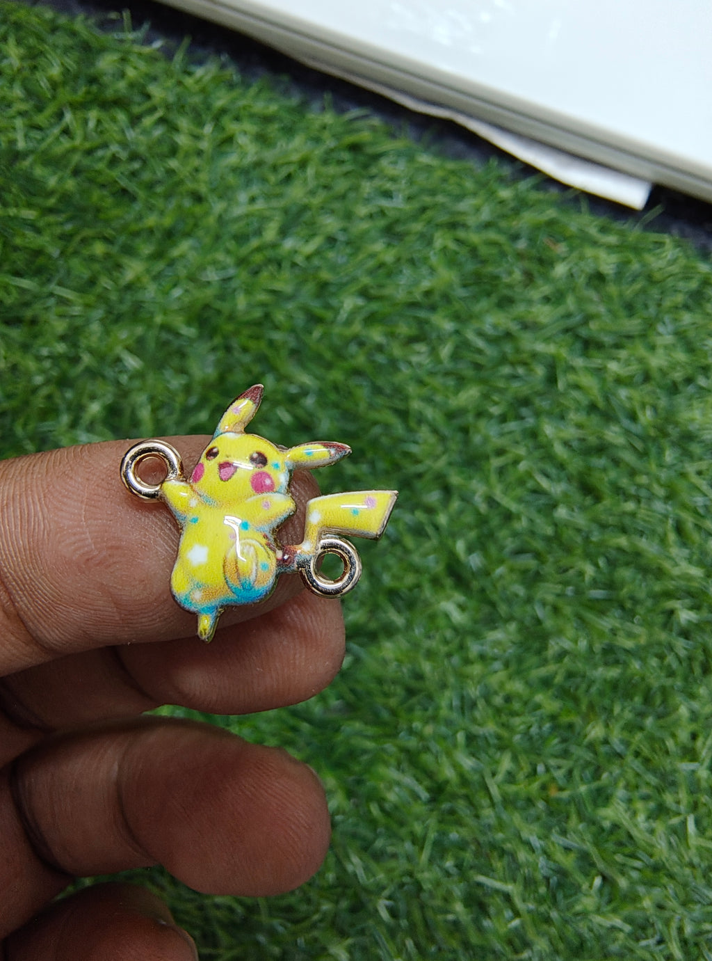 Cartoon character enamal charm