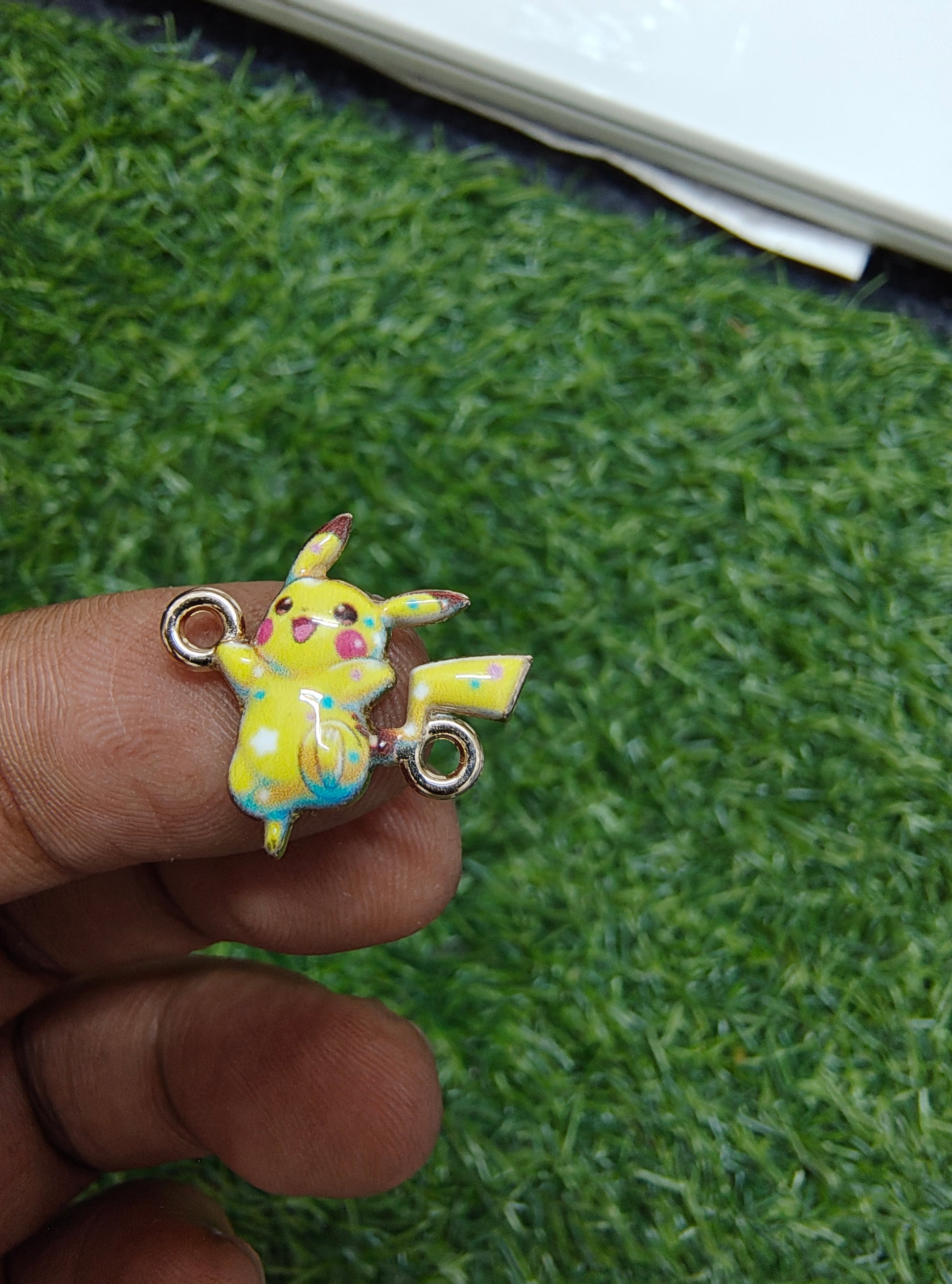 Cartoon character enamal charm