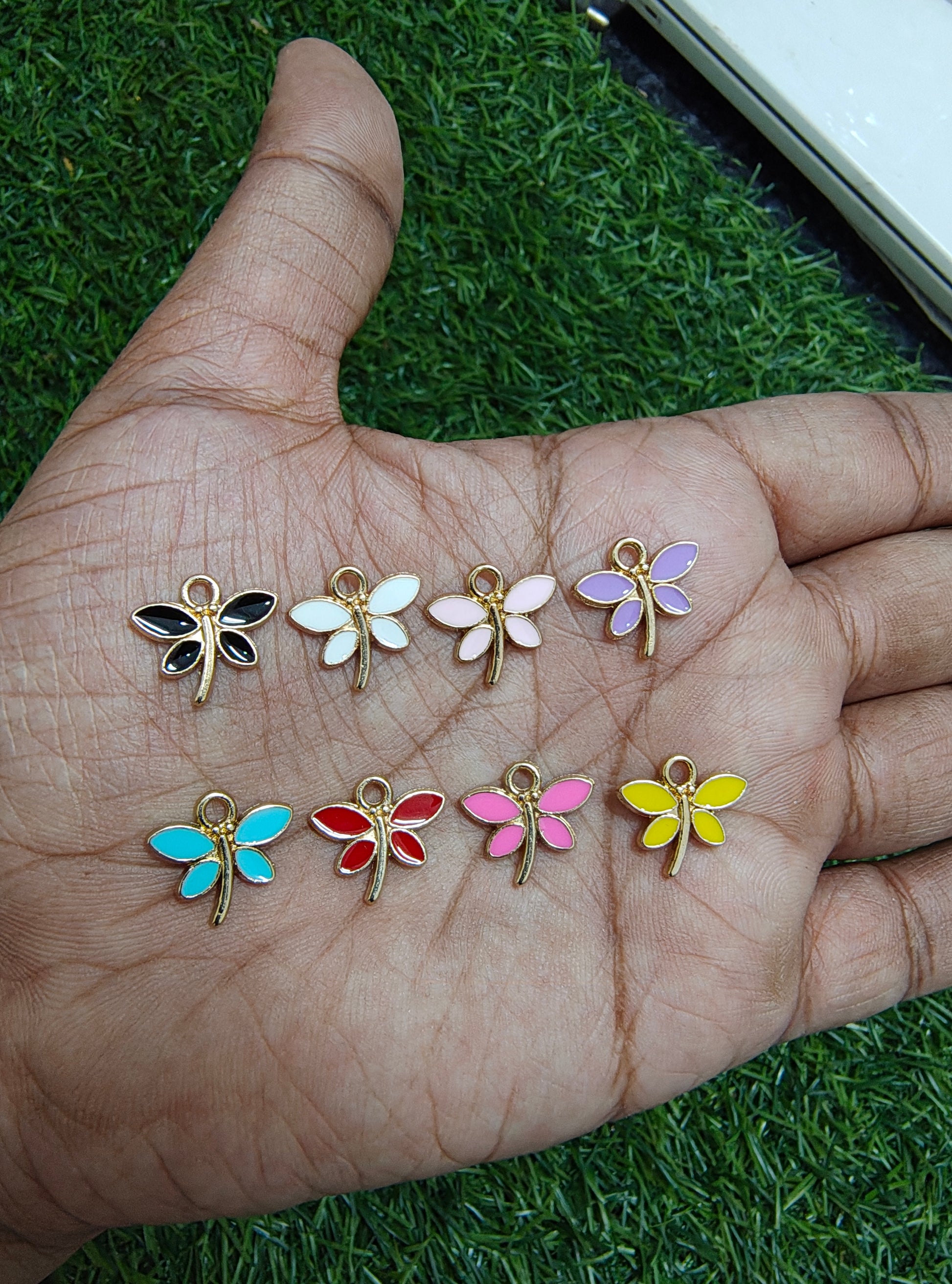 Dragonfly enamal charm