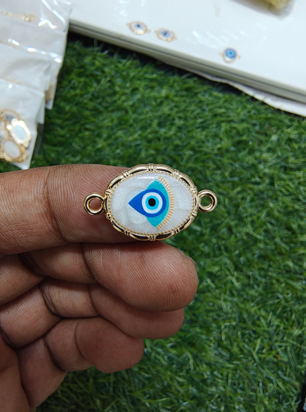 Evil eye rakhi charm( 13-16 ( RC3027 )
