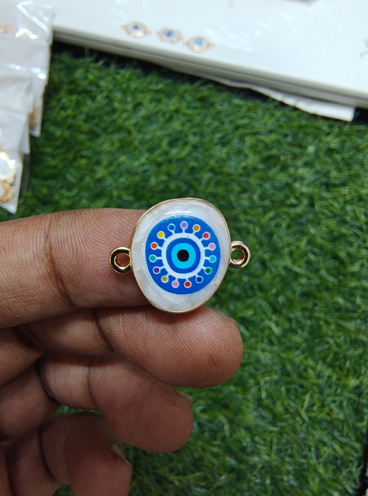 Evil eye rakhi charm( 13-16 ( RC3027 )