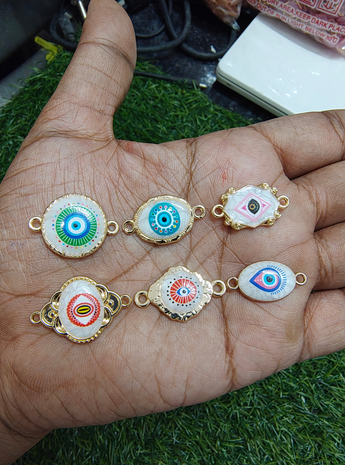 Evil eye rakhi charm( 28-33) ( RC3030 )