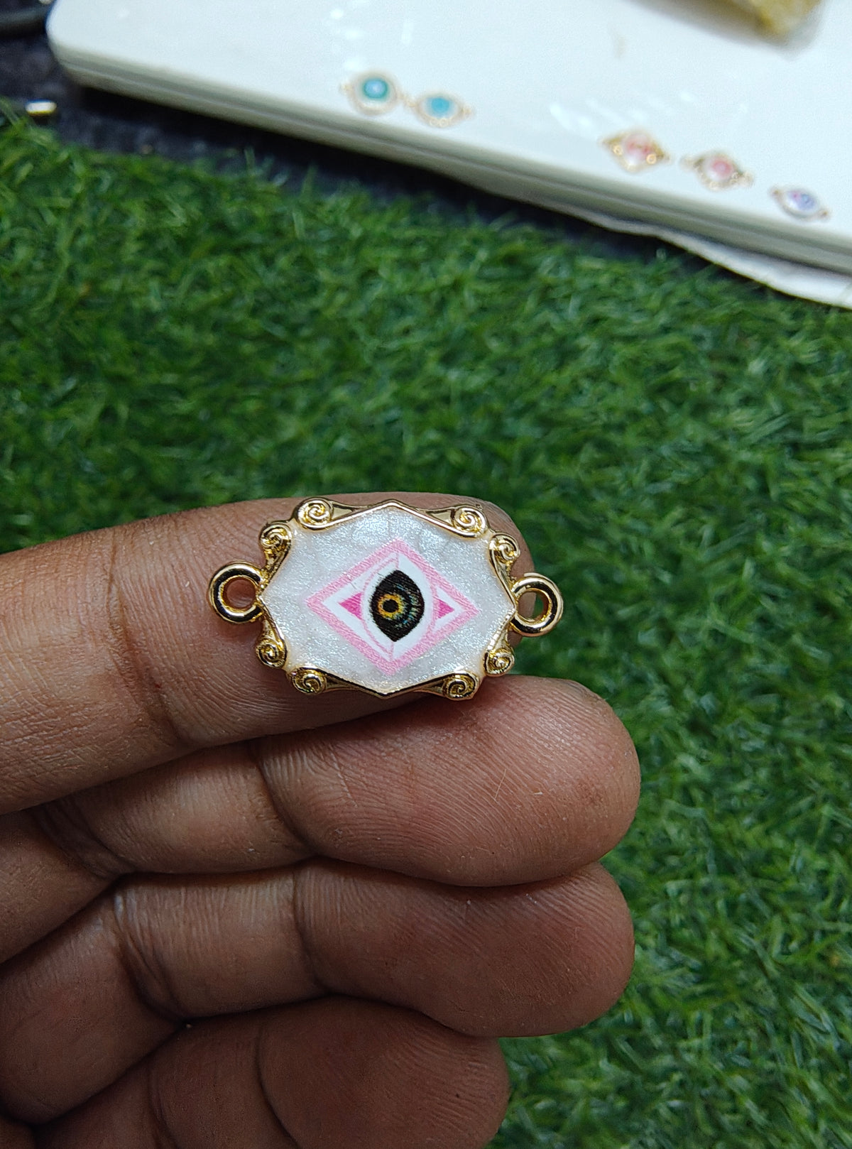 Evil eye rakhi charm( 28-33) ( RC3030 )