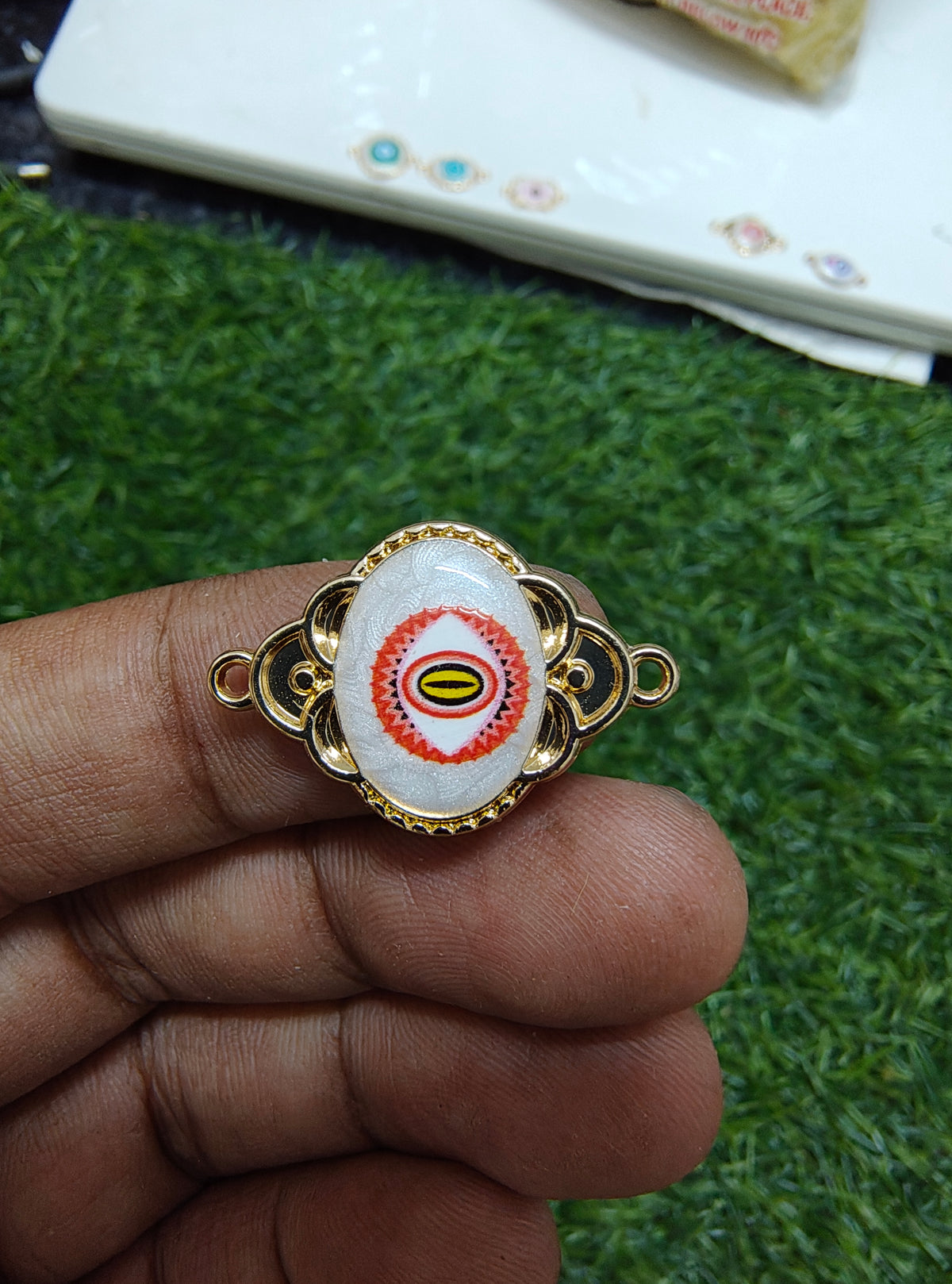Evil eye rakhi charm( 28-33) ( RC3030 )