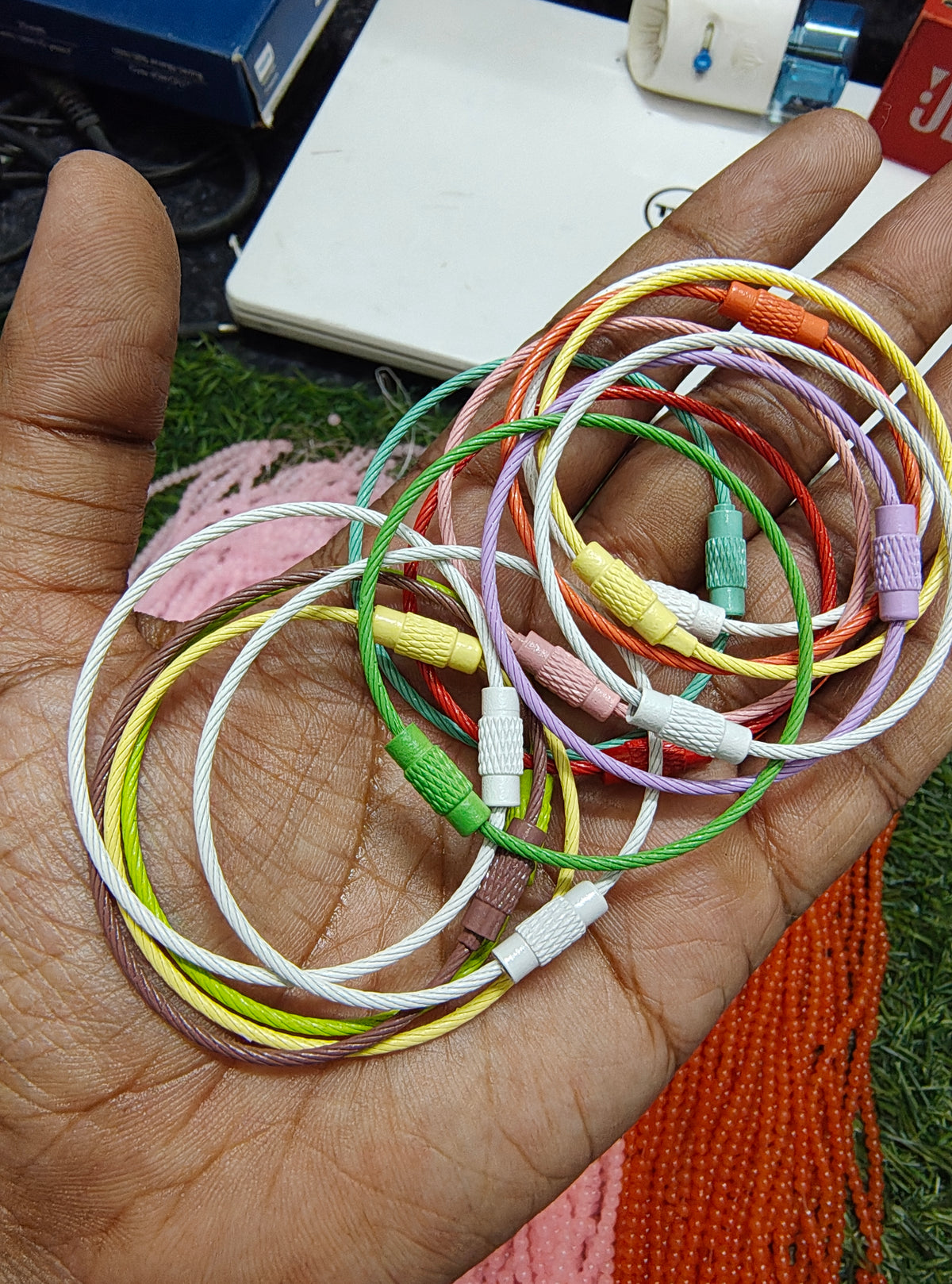 Kids bracelet wire mix colour (JF1034)